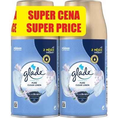 GLADE Automatic Pure Clean Linen náplň Duo 2 x 269 ml