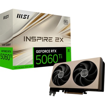 MSI GeForce RTX 5060 Ti INSPIRE 2X OC 16GB GDDR7 128bit