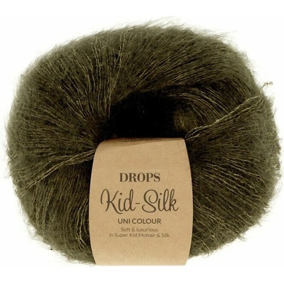 Drops Kid Silk UNI Colour 77 zelená