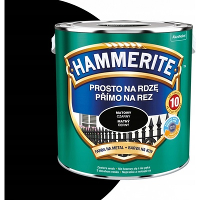 Akzo Nobel Hammerite na rez 2,5L matný černý