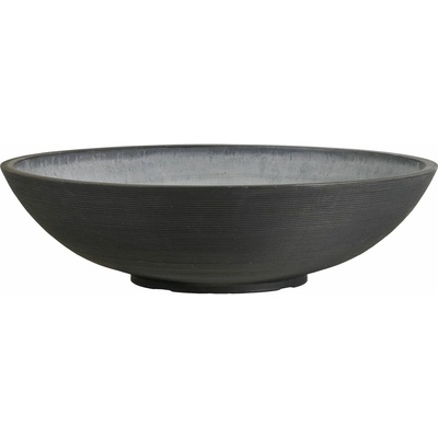 House Nordic Mísa FLORISTE na zahradní vodní dekorace, Ø 60 cm, polypropylen a kámen, tmavě šedá – Zboží Dáma