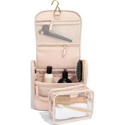 Stackers Пътна чантичка за тоалетни принадлежности Stackers светлорозова (74320)
