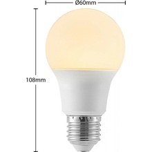 Arcchio LED žiarovka E27 A60 8W opál 3000K 806lm