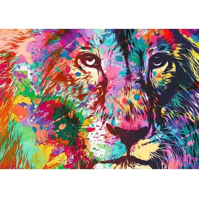 Trefl - Puzzle Colorful Lion - 1 000 piese