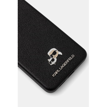 KARL LAGERFELD Калъф за телефон от имитация на кожа Samsung Galaxy S26 (KLHMS26S6PFKCLK)
