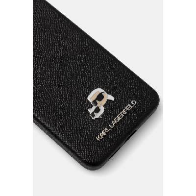 KARL LAGERFELD Калъф за телефон от имитация на кожа Samsung Galaxy S26 (KLHMS26S6PFKCLK)