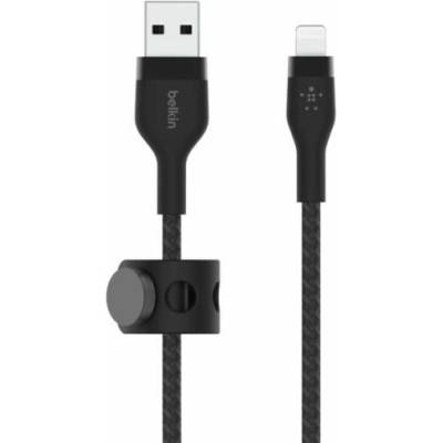 Belkin BOOST CHARGE™ Lightning/USB-C kabel, 3m, bílý - odolný PRO Flex