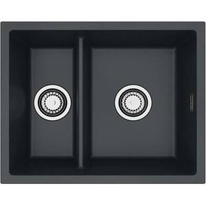 Alveus Omni - Гранитна мивка 55x45 см, карбон 1150069 (1150069) Мивка за вграждане