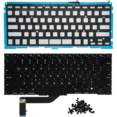 Klávesnice s podsvietením + skrutky MacBook Pro 15" A1398 (2012–2015) – US English MAC0949