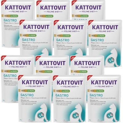 Kattovit Gastro Pate kačacie mäso, 12 x 85 g vrecúško