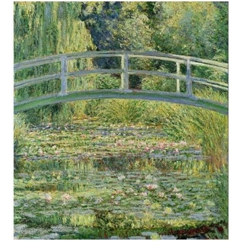 DIMEX ART s. r. o Флизелинов фототапет езерце с водни лилии от клод оскар моне 225 x 250 см