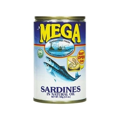 Mega sardinky v sójovom oleji 155 g