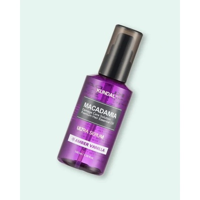KUNDAL Sérum na vlasy Macadamia Ultra Hair Serum Amber Vanilla 100 ml