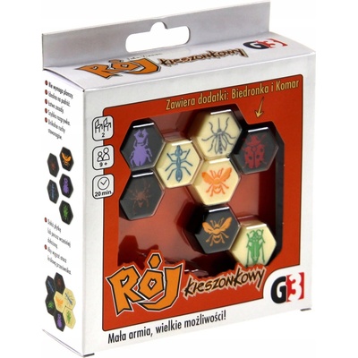 Stolní hra Roj Hive + 2 rozšíření Komár Beruška cestovní verze logická hra dlaždice G3