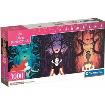 Clementoni Puzzle Panorama Hqc Princess 1000 Pcs (i-39894)