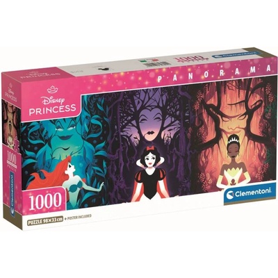 Clementoni Puzzle Panorama Hqc Princess 1000 Pcs (i-39894)