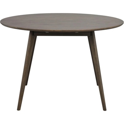 Rowico Home Kulatý jídelní stůl YUMI Brown 115 x 115 cm hnědá 119212
