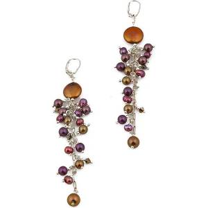Dannyra Обици 12 см Purple shine Dannyra Jewels