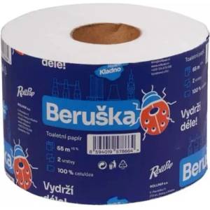 Beruška Тоалетна хартия Ladybug 1 бр. 2V 65мм целулоза