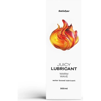 Затоплящ лубрикант, огнена нежност - Juicy Warm Wave 300ml (SATISFY525)