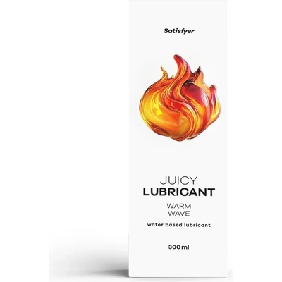 Затоплящ лубрикант, огнена нежност - Juicy Warm Wave 300ml (SATISFY525)