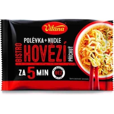 Vitana Bistro Instantní nudlová polévka s hovězí příchutí 66g