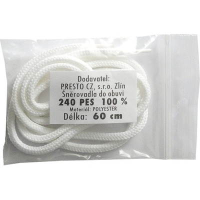 Presto okrúhle tenké 240 PES biele