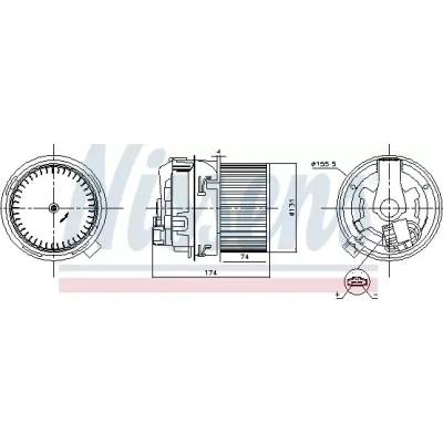 NISSENS Vnitřní ventilátor NIS 87591