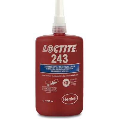 LOCTITE 243 na zajišťování šroubů 250g