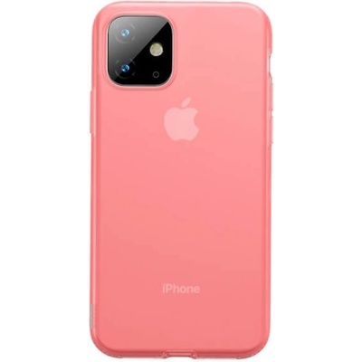 Baseus Калъф за Apple iPhone 11, термополиуретанов, Baseus Jelly Liquid Silica Gel WIAPIPH61S-GD09, червен (WIAPIPH61S-GD09)