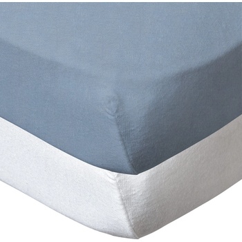 Image 1 of Babycalin Комплект 2 Броя Чаршафи 60X120См Син-Бял Babycalin