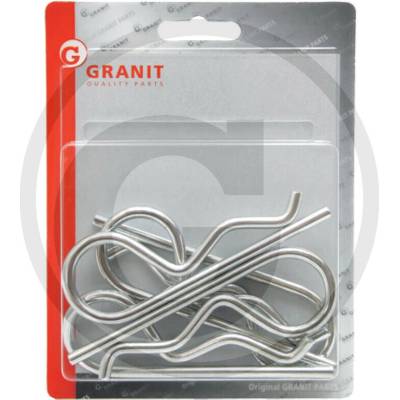 GRANIT Beta pérová závlačka pro třetí body – ⌀2,8 mm, sada 5 ks