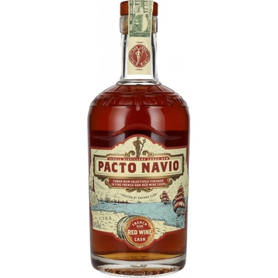 Pacto Navio French Oak red Wine Cask 40% 0,7 l (čistá fľaša)