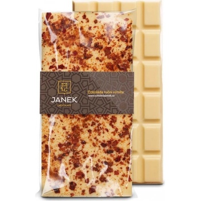 Čokoládovna Janek 38% bílá s chilli 85 g