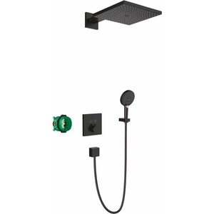 Hansgrohe Вградена душ система Hansgrohe Raindance E 300, матово черно (27939670)