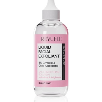 Revuele Liquid Facial Exfoliant 5% Glycolic + Citric Acid blend ексфолиращ и пилинг серум за смесена кожа 125ml