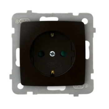 OSPEL КОНТАКТ ШУКО 16А ШОКОЛАД karo