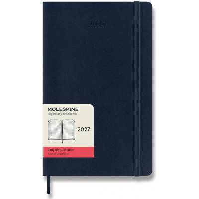 Moleskine A5 denní 2027 modrý