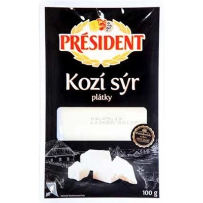 Président Kozí sýr plátky 100 g – Zboží Dáma