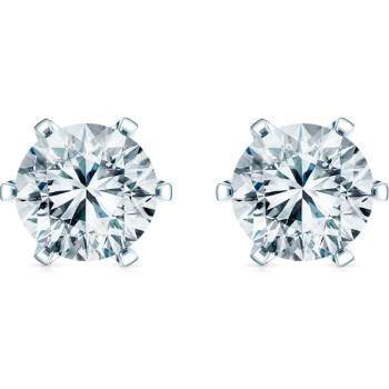 SAVICKI Обеци The Journey: бяло злато, лабораторни диаманти