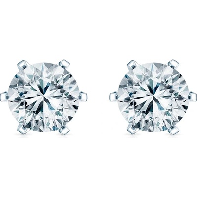 SAVICKI Обеци The Journey: бяло злато, лабораторни диаманти