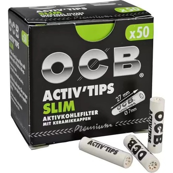 OCB filtry activ tips slim 7 mm 50 ks
