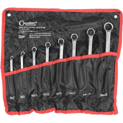 Condor Kľúče 6 - 22 mm 75° posun sada 8 kusov 100-00582