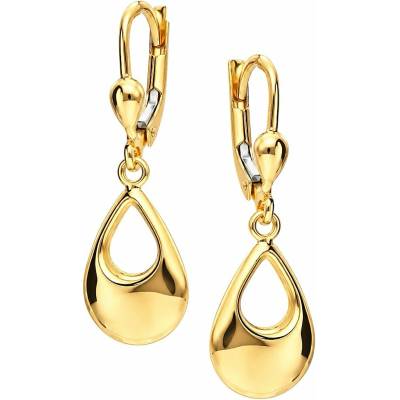 Zlaton Náušnice žluté zlato kapky visací 3cm 2g O20082603907