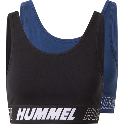 Hummel Спортен топ 'MAJA' синьо, черно, размер XL