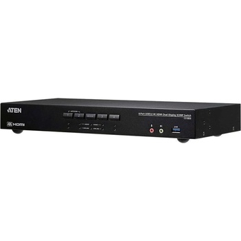 ATEN Kvm превключвател aten cs1844-at-g, 4 порта usb 3.0, За 2 hdmi монитора (aten-cs1844-at-g)