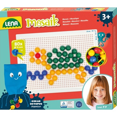 LENA Комплект за мозайка Lena - Непрозрачен, 80 части (LN35624)