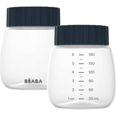 Beaba Breast Milk Collection and Storage Bottle шише за съхранение на кърма Hands-Free Breast Pump 2x180ml