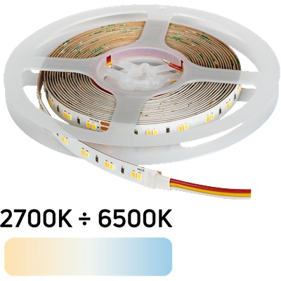 UltraLux LED ЛЕНТА ULTRALUX 24V 18W/м 1900Lm CCT 2700K-6500K 120LED IP20 5м (PN28120CCT)