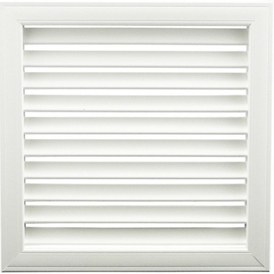 Dalap 128 PVC s pevnou žaluzií 602x602 mm bílá